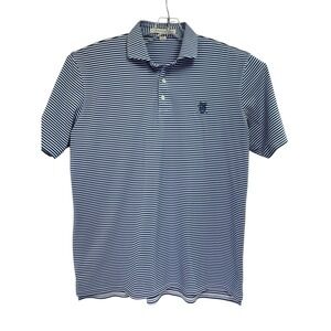 Holderness & Bourne / Upper Montclaire CC Mens XL Blue /White Striped Polo (U45)